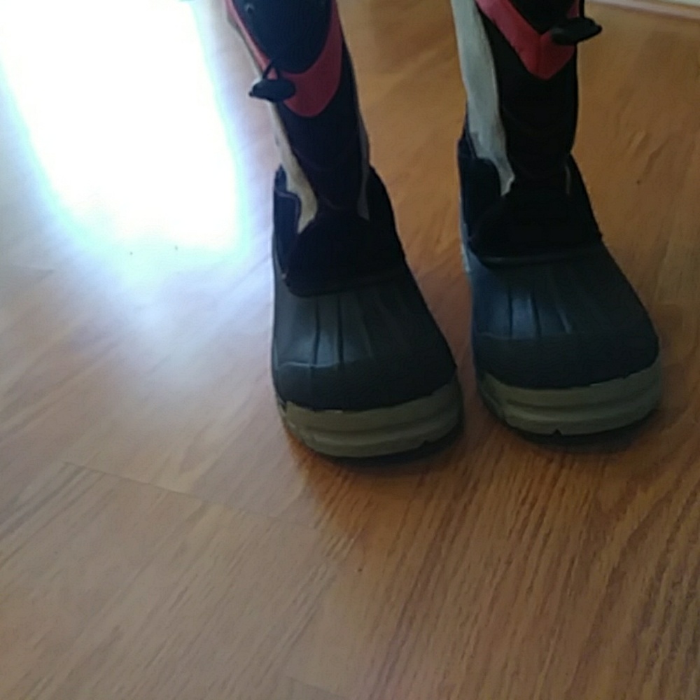 Pair of kids snow boots